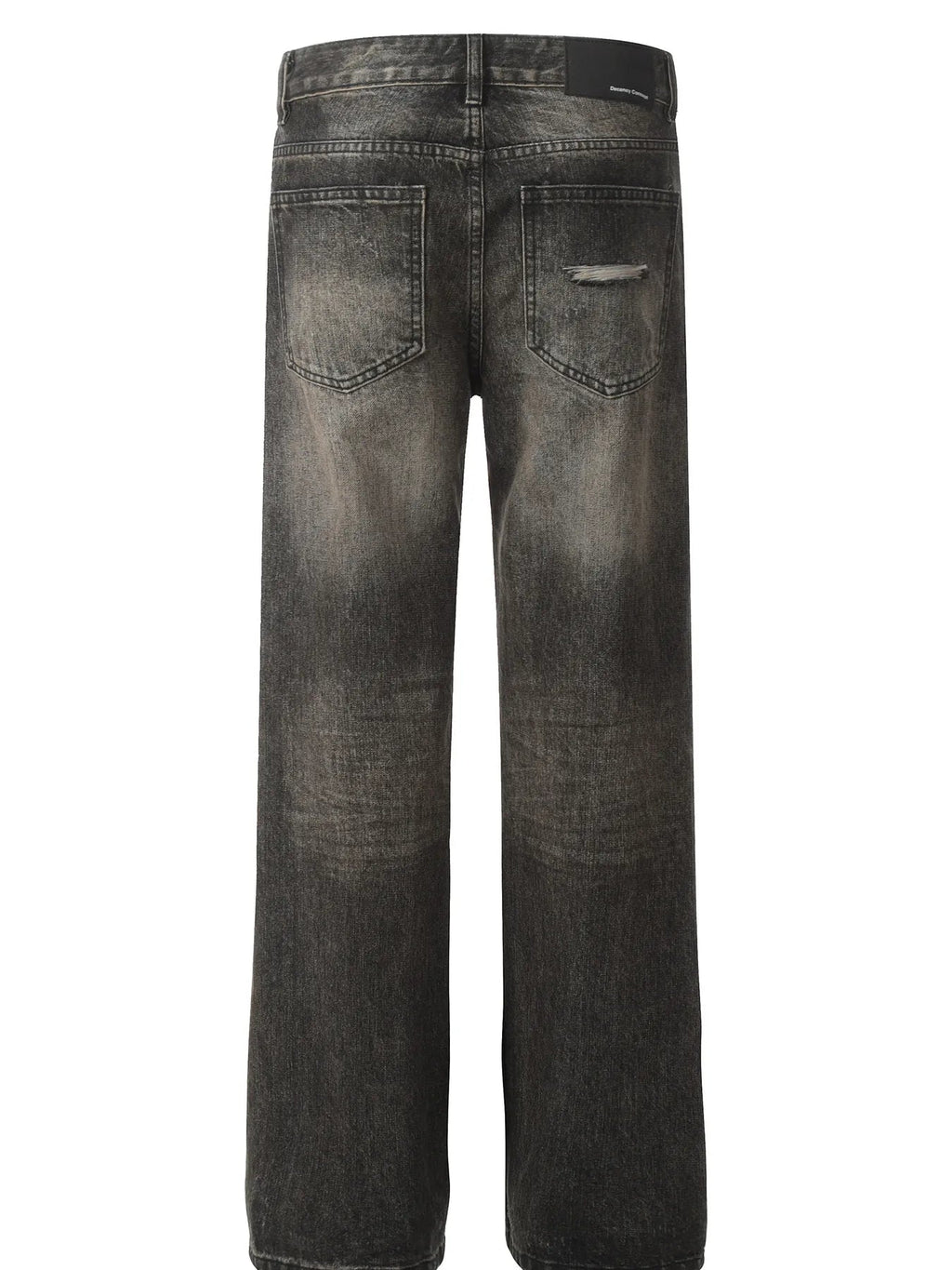 Men's Distressed Straight Leg Jeans